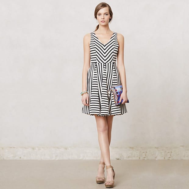 striped day dress