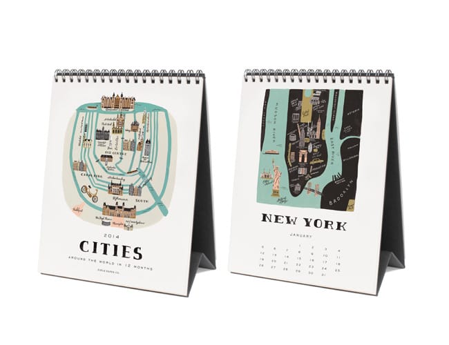 rifle paper cities calendar